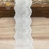 Renda de algodão bordado Lolita renda de bordado vestido acessórios de vestido acessórios de vestuário flor ondulada renda solúvel em água