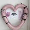 Nuevo Marco de Fotos de Amor Hueco de 40 pulgadas Globo de Película de Aluminio Decoración para Fiesta de Cumpleaños de Bebé Accesorios para Fotos de Boda