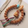 Pequeño Tamaño King Kong 1.0 Anillo de Correr con Borla a Juego Accesorios Pulsera Casual para Pareja Todo-combinación Moda Pulsera de Mano