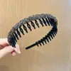Diadema de Gipsófila Ondulada Afelpada con Pasador Antideslizante Dentado Tocado Diadema Limpiadora de Maquillaje para Mujer Lavado Facial de Verano para Mujer