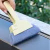 Cepillo de limpieza cuatro en uno: cepillo para ventanas, cepillo para limpiar ranuras, rasqueta para quitar agua y suciedad, cepillo para grietas para quitar el polvo y un cepillo para limpiar áreas difíciles de alcanzar y bordes de ventanas