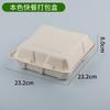 Lonchera desechable caja para hamburguesa caja para pastel de pulpa de tiramisú caja para llevar de pulpa lonchera al por mayor