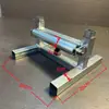 Máquina de corte soporte de material estante soporte de máquina soporte para material largo tipo elevable ajustable soporte de rodillo con capacidad de carga