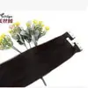 Extensões de Cabelo Sem Costura com Cabelo Natural, Tiras, Extensões de Cabelo com Cola de Malt, Extensões de Cabelo de PU, Apliques