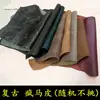 Cuero de Pesaje DIY Hecho a Mano Cuero de Caballo Loco Importado Completo Capa Superior Cuero de Vaca Piel Aceite de Cuero Cera Piel Cuero Curtido Vegetal Tela de Cuero