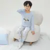 Pijama de segunda pele infantil inverno meninas conjunto de roupa íntima quente meninos roupas de outono calças de outono meninas pequenas estudantes roupas de casa