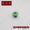 Puxador de Gaveta de Armário de Roupa de Cerâmica Bronze Estilo Moderno Minimalista Chinês Puxador Branco em Forma de Tira de Furo Único