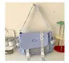 Bolso Bandolera Versátil Simple de Gran Capacidad Estilo Universitario 2026 para Mujer, Bolso Cruzado Transparente Ligero Multipropósito