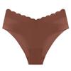 Ropa Interior Femenina Transpirable de Seda de Hielo Transfronteriza de Amazon Europea, Americana y Sudamericana Sin Costuras Sexy de Cintura Media-Alta