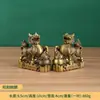 Atacado do fabricante de ornamentos Kirin, um par de Kirins duplos para prosperidade, decoração de casa para recepção e exibição na sala de estar