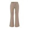 Estilo Blogger Chica Atractiva Tiro Bajo Micro-Campana Dobladillo Deshilachado Largo Hasta el Suelo Pantalones de Mujer Otoño Nueva Llegada Adelgazantes Casual Deportivos Pantalones Largos