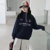 Sudadera estilo americano para niñas, colección primavera y otoño 2026, nuevo top casual estilo coreano con media cremallera para estudiantes de secundaria