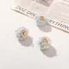 Menina Doce Colorida Lantejou Redondo Pingente DIY Acessórios de Cabelo Corrente de Celular Chaveiro Bolsa de Sapato Acessórios de Roupa Acessórios