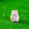 Nuevo producto transfronterizo: Figuritas de búho y ardilla en miniatura para crear paisajes de jardín, adornos decorativos DIY, accesorios colgantes y piezas decorativas pequeñas