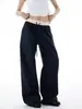 Pantalones de Cuadros Bloque de Color Transfronterizos para Mujer, Temporada Otoño 2026, Pantalones de Pierna Recta Fluidos de Pierna Ancha, Pantalones Deportivos de Cuadros Holgados de Largo Completo