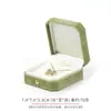 Caja de embalaje octagonal de terciopelo de alta gama para joyería, caja de joyería con tacto lujoso, caja para anillos, colgantes, pulseras, caja para anillos al por mayor