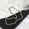 Corrente de osso de dragão transfronteiriça masculina corrente da moda espessada 316 pulseira de aço inoxidável corrente de colar corrente de mochila joias diy