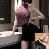 Lencería Sexy, Tentación de Encaje de Secretaria Sexy Falda Ajustada a la Cadera, Uniforme Estilo Abstinencia, Conjunto de Tallas Grandes, Lencería Coqueta