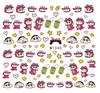 Desenho Animado Nova Marca d'Água Adesivos Nail Art E-commerce Transfronteiriço Nail Art Marca d'Água Desenho Animado Menina Bonita Fofos Adesivos Nail Art