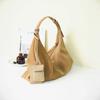 Bolso de Hombro para Mujer de Cuero Nobuk, Bolso Tote Retro de Moda, Bolso Versátil Casual de Gran Capacidad para el Brazo, Bolso de Viaje