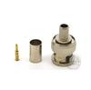 Conector de câmera de vigilância direto da fábrica Conector BNC Q9 cabeça BNC prensagem a frio conjunto de três peças RG58RG59RG60