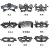 Accesorios de Halloween Set de Máscara de Encaje de Media Cara Collar Gótico Diadema Pendientes Guantes Máscara de Ojos de Mascarada