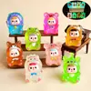 Brinquedo Luminoso Cheio Cheio Fofo Partícula Joia DIY Pingente Chaveiro Figura de Saco Surpresa Ornamento Pequeno de Mesa Acessórios de Resina