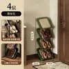 Zapatero Multicapa para Entrada de Casa, Pequeño y Estrecho, Simple Ahorrador de Espacio para Vivienda de Alquiler, Armario para Zapatos de Dormitorio Artefacto de Almacenamiento