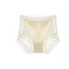 Bragas Sexys de Encaje Satén Malla Transparente Finas Transpirables Alta Elasticidad Control de Abdomen Levanta Glúteos Sin Marcas Cintura Alta