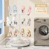 Estante para secar zapatos de balcón estante para secar zapatos estante para secar sandalias artefacto de secado secar zapatos estante para colgar zapatos zapatilla escurridor de agua colgante para el hogar