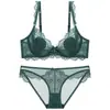 Estilo europeu e americano, mais vendido, lingerie sexy de renda, ultrafina e transparente, projetada para fazer seios grandes parecerem menores e prevenir a flacidez, cor vermelha, perfeita para o seu ano zodiacal