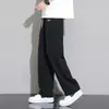Pantalones casuales de secado rápido de seda de hielo para niños 2025 verano nuevos pantalones rectos caqui delgados transpirables pantalones deportivos