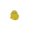 Pollito Amarillo Luminoso Accesorios de Joyería de Resina DIY Pegatinas para Vasos de Agua Hebillas de Zapatos Materiales de Decoración para Coche Pequeños Adornos de Resina