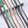 Suministro directo 1.0cm estilo pequeño y fragante encaje tejido hilo dorado trenza bicolor ribete de abrigo con accesorios