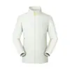 Chaqueta ligera para exteriores con cuello alto transfronterizo, chaqueta de trabajo en equipo con logo estampado, ropa de trabajo impermeable al por mayor