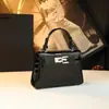 Bolso Kelly Pequeño Estampado de Cocodrilo 2026 Nuevo Estilo Bolso de Mano de Moda Bolso Cruzado Versátil Elegante Bolso de Hombro para Mujer Tendencia