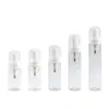 Botella Espumosa Mousse Limpiadora de Presión 80/100ml Botella Espumosa Limpiador Facial Botella Dosificadora Cosmética de Plástico PET