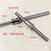 Acoplamiento de Acero Inoxidable Electroplateado Extensión de Eje de Motor Conector de Conversión Interfaz de Eje Varilla para Coche Modelo Barco