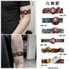 Xmxp Tatuagens Adesivas Coloridas para Braço Estilo Japonês Atraindo Sorte Tradicional Masculino Daruma Ovo Carpa Grou Alta Qualidade à Prova d'Água Duradouras