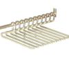 Cabide para Calças em Formato de Ganso para Uso Doméstico, Cabide de Calças Sem Costura para Guarda-Roupa, Organizador de Armazenamento Multifuncional com Cabide para Calças em Formato de Z Antiderrapante Embutido