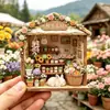 Jardín SecretoResina Grabada 3D Magnético Pegatina para Refrigerador Viaje Comida Lindo Creativo Decorativo Regalo