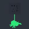 Pegatina de Pared Luminosa Nueva Creativa Transfronteriza Pegatina de Interruptor Baño Dormitorio Decorativa Removible Pegatina Fluorescente Pintura
