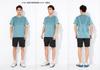 Camiseta deportiva de manga corta para hombre, de verano, ligera, de secado rápido, con estampado, para fitness, running, transpirable, corta.
