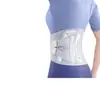 Cinto de Suporte Lombar com Suporte de Placa de Aço para Circunferência da Cintura, Cinta Lombar Respirável para Homens e Mulheres no Verão, Equipamento de Proteção Ajustável