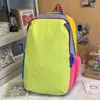 Mochila Casual Transfronteriza de Nuevo Estilo con Bloques de Color Dopamina para Viajes al Aire Libre, Deportes, Montañismo y Senderismo, Mochila de Gran Capacidad