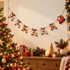 Nuevo Adorno de Columpio de Madera Navideño Centro de Mesa Navideño Adorno de Escritorio Adorno Festivo Papá Noel
