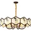Lámpara de araña estética para sala de estar de la dinastía Song Estilo chino Zen Villa Restaurante Lámpara de araña Nuevo estilo chino Hall Luz principal Lámpara de araña para sala de té