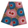 Tecido Wax Africano Estampado Poliéster Dupla Face Geométrico Tecido Africano para Comércio Exterior