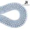 Jinghui Acessórios para Joias DIY Pedra de Anjo de Cristal Liso Contas Redondas 6mm-10mm Pulseira de Contas Redondas Contas Soltas