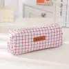 Em estoque Estojo de Lápis de Tecido Composto de Camada Única Grande Capacidade Alto Valor de Cor Estilo Ins Simples e Conveniente Estojo de Lápis para Alunos do Ensino Fundamental